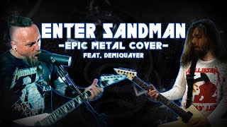 Enter Sandman - (Epic Metal Cover by Skar Productions) - [feat. Demiquaver]