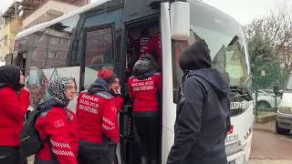 İndak Ekibi Deprem Bölgesine Hareket Etti