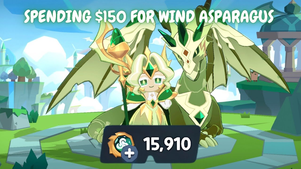 [NEW LEGENDARY] Spending $150 for Wind Asparagus Cookie!!! 🍃