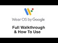 Wear OS by Google Full Detailed Walkthrough with iPhone and on the watch.