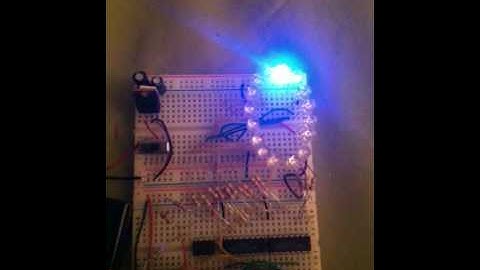 LED Flash Chaser 16 PIC12F629