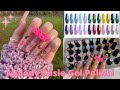 MELODYSUSIE FROZEN GEL POLISH SET REVIEW | NAIL HOLIDAY STICKERS | MAKARTT KAWAII CHARMS | LAZYGIRL