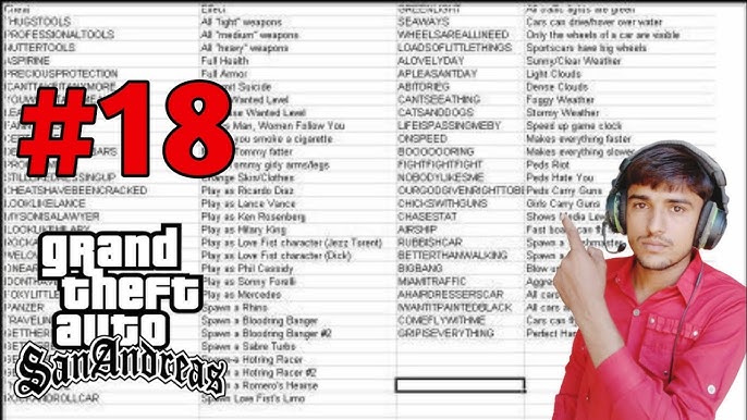 gta san andreas top 5 best cheat codes (2023) #17 