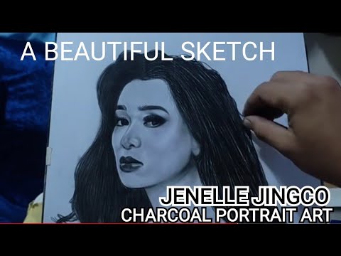 Doing Realistic Portrait Art Of Ms. Jenelle Jingco | Artist Adventures