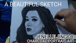 Doing Realistic Portrait Art Of Ms. Jenelle Jingco | Artist Adventures