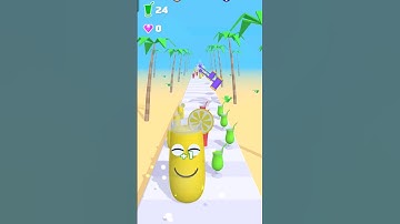 Juice run gameplay  || Android ios games😂 😂 🍹🧃 🧃