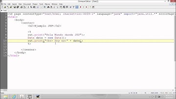 Hola Mundo, Fecha  y Hora en JSP / Hello World and DATE in JSP