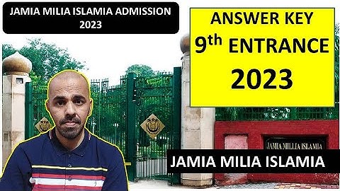 answer key - 9th entrance jmi 2023 I jamia 9th entrance answers 2023 I JMI 9th answers 2023