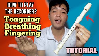 RECORDER FLUTE TUTORIAL 2020 - Tonguing , Proper Breathing , How to Play The Recorder for Beginners screenshot 4
