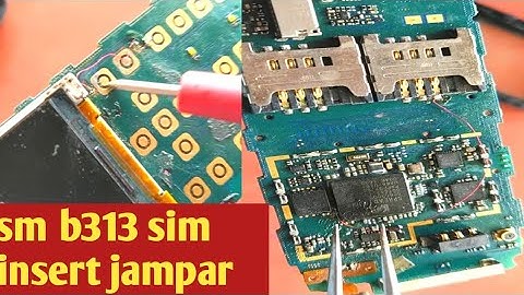 samsung b313 insert sim solution/sm b313 sim ic jumper