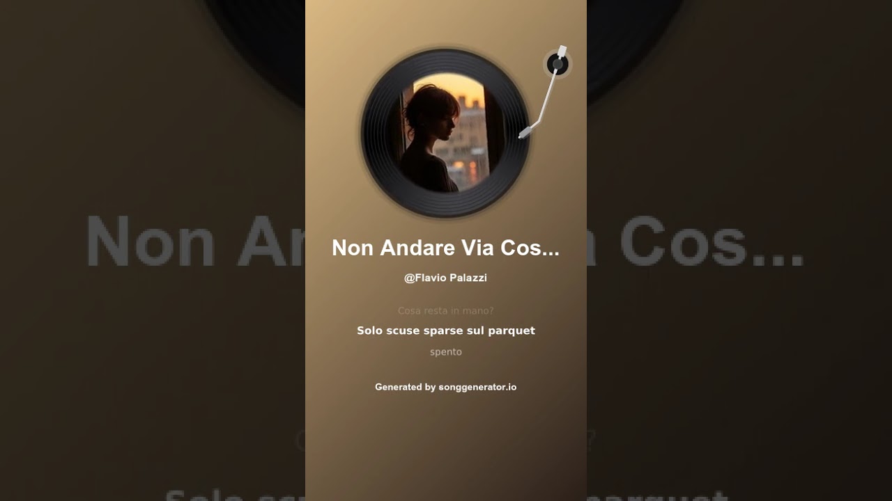 Non Andare Via Così