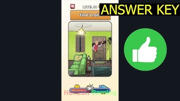 Flashback Tricky Fun Riddles LEVEL 56 Find 3 nails - Gameplay Walkthrough Android IOS