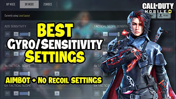 Aimbot Sensitivity/Gyroscope Settings For iPad Cod Mobile (MP & BR) #codm