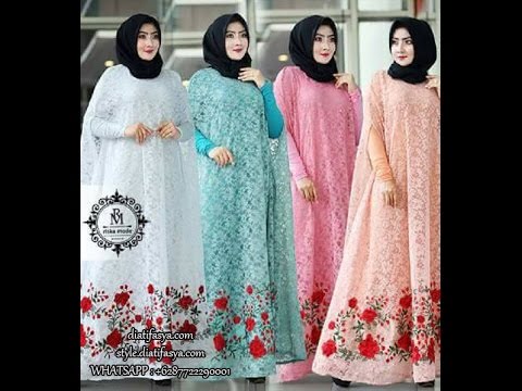 Kaftan ala Nagita  Slavina 2019 Kaftan brokat terbaru 