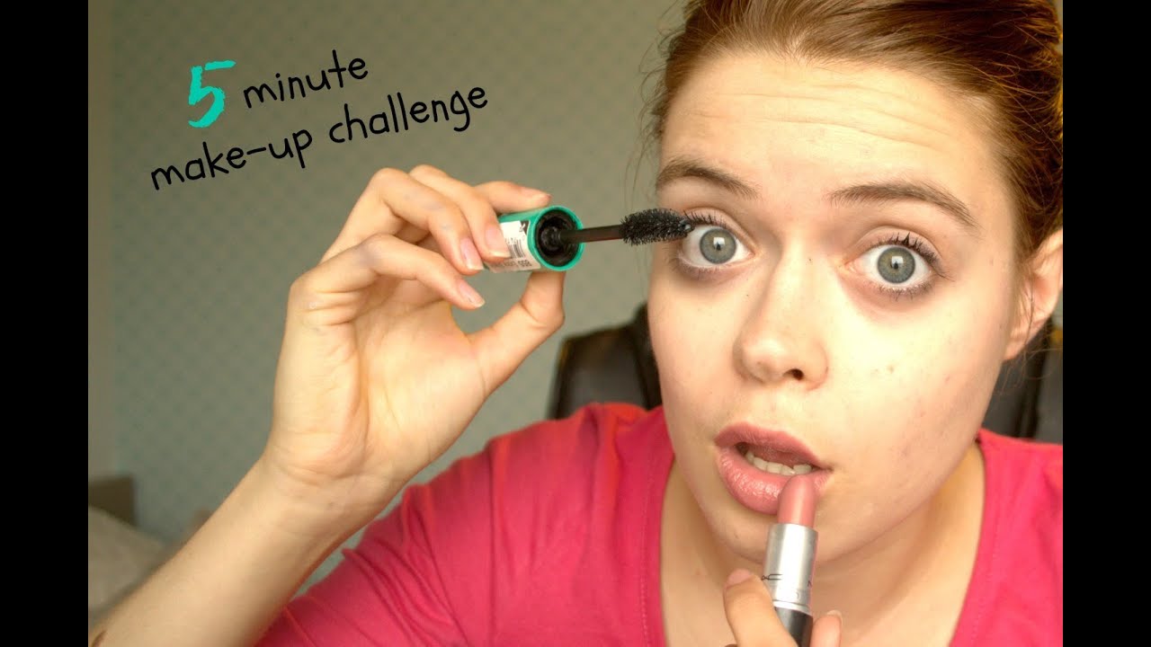 5 minute make up challenge