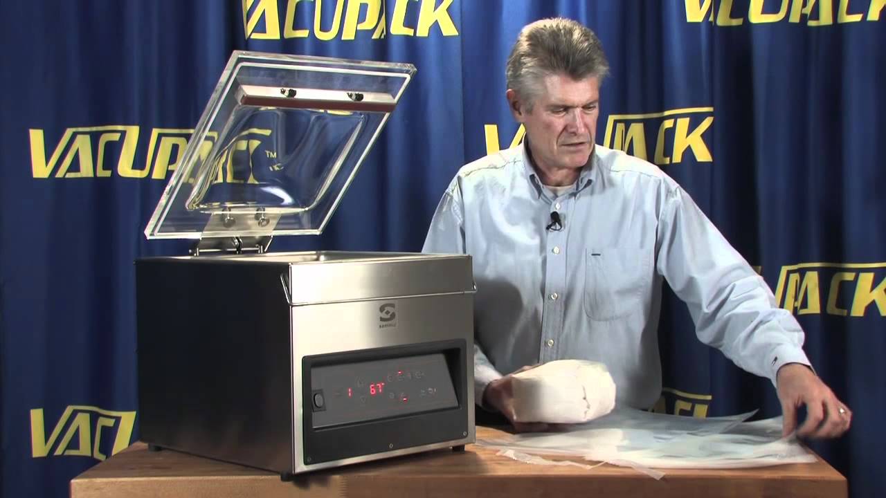 Gas Flush Vacuum Packing, Sammic SV-310S Modified Atmospher in a Commercial Chamber Machine