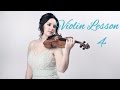 Learn VIOLIN - Lesson 4/20 - How and where to bow