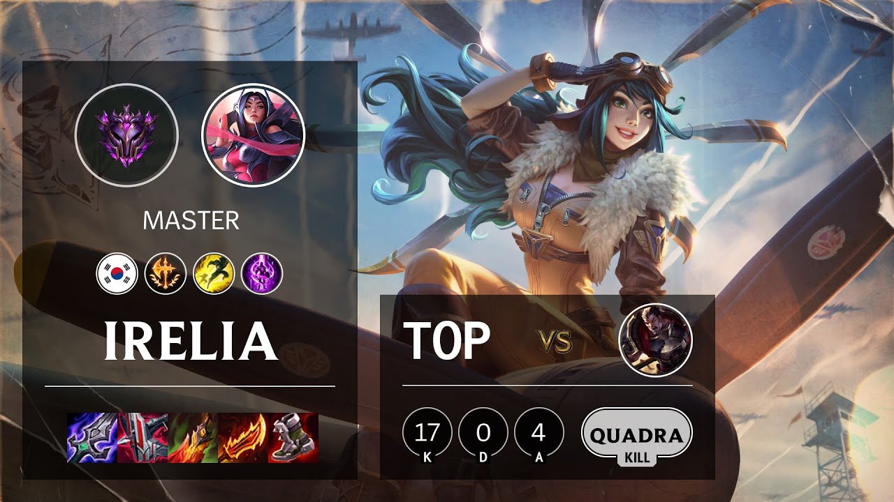 Irelia Top vs Darius - KR Master Patch 11.11