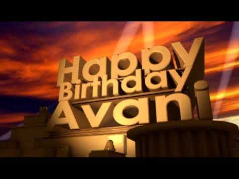 Happy Birthday Avani
