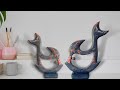 How to make Abstract Fish Sculpture | DIY Marble Effect Fish Sculpture