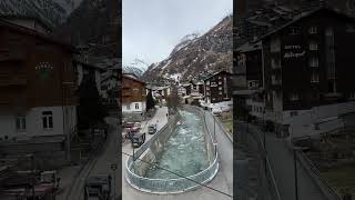 Arriving into Zermatt Switzerland #shorts