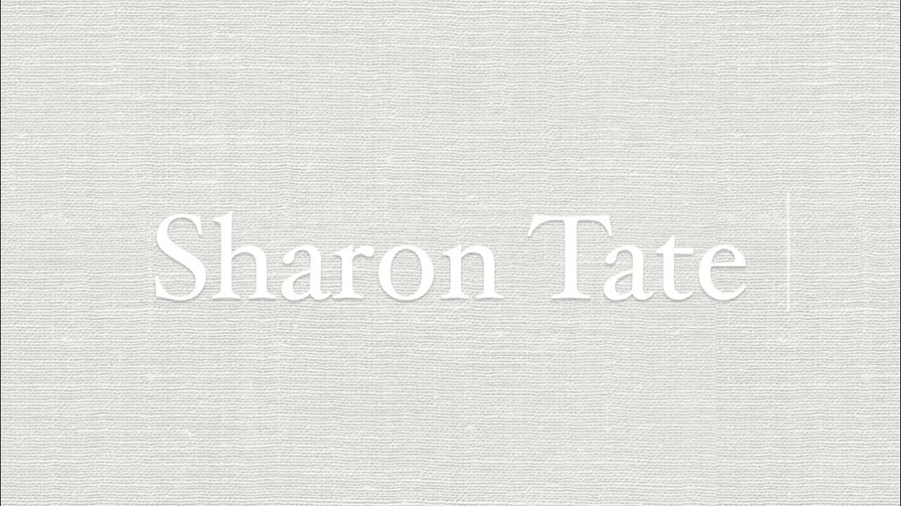 1968 Sharon Tate Rare Footage