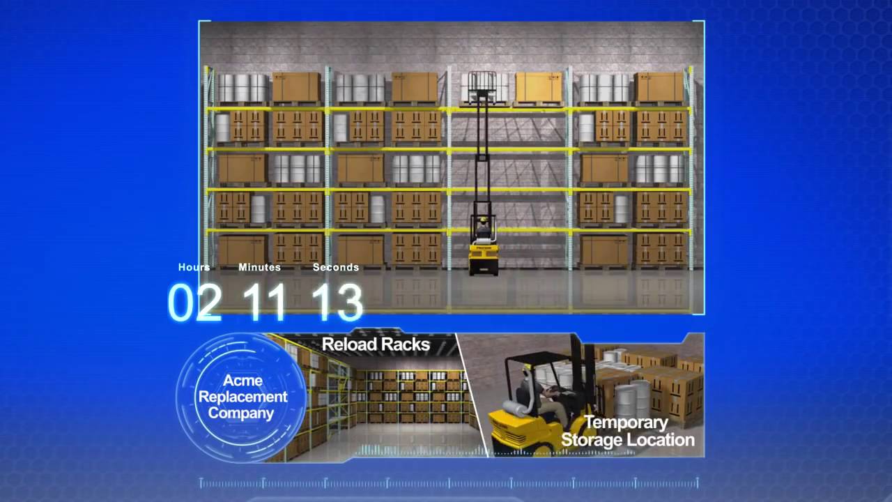 Mac Rak Pallet Rack Repair Animation Video - YouTube