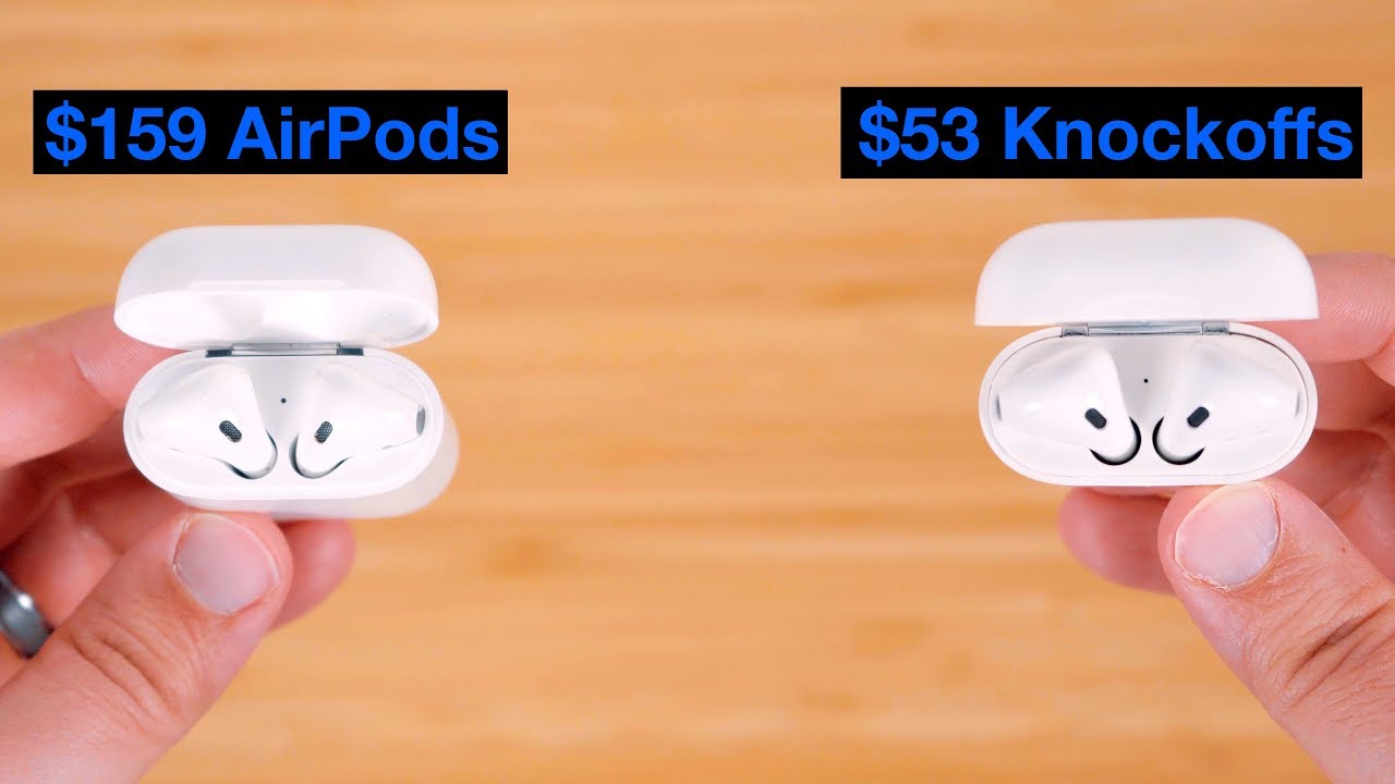 AirPods vs $53 Knockoffs - YouTube