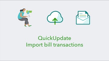 QuickUpdate - Import bill transactions