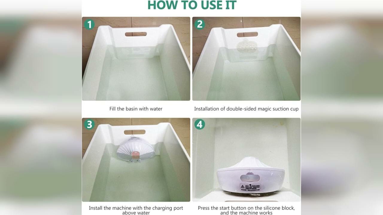 Review: Mini Dishwasher for Fruit and Vegetables Portable Ultrasonic Installation Dish Washing...