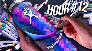 Custom DOODLE Hydro Flask !! 💧🖌 (Giveaway)