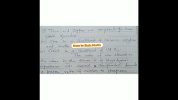 Essential and trace metal