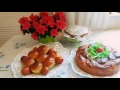 Часть 2.Пасхальный венок.Куличи.Булочки с карамелью.Готовимся к Пасхе 2017г.