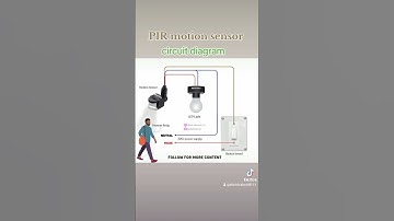 PIR motion sensor circuit diagram