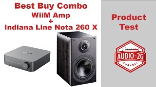 WiiM Amp + Indiana Line 260 X