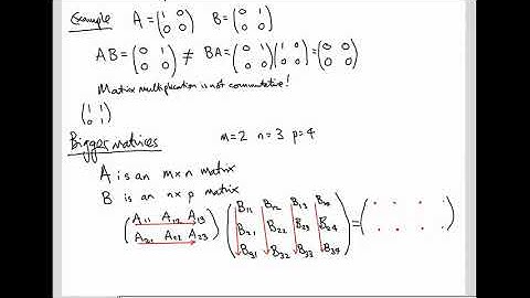 Linear Algebra 06: Matrix multiplication, 3