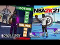 MY NBA LIVE 21 BUILD is NOW ON NBA 2K21!! (MAX BADGES! JUMPSHOT, ANKLE BREAKERS!) HE IS A GLITCH!!