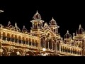 MAHARAJA  PALACE , MYSORE, KARNATAKA, INDIA,  AT NIGHT ON ( 18- 10- 2009)