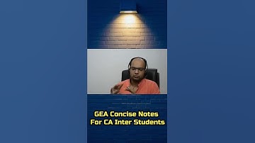 Concise Notes For CA Inter May 2023 Exams #shorts