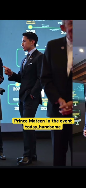 Prince Mateen in the event today..handsome #royal #mateen #anisharosnah #brunei