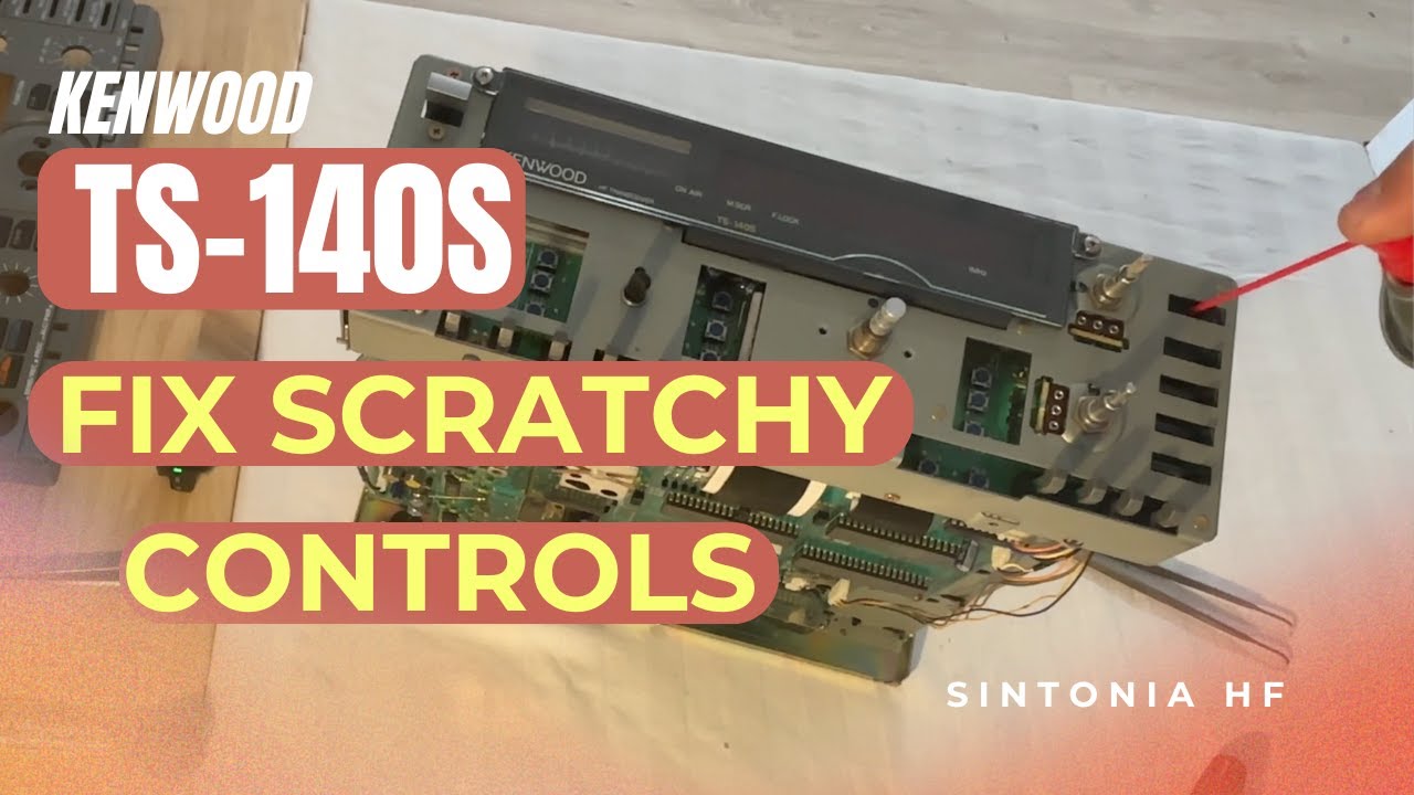 TS 140S Controls Cleaning Fix Scratchy Knobs Technical ASMR - YouTube