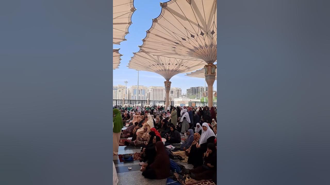 Most Beautiful moments in Masjid Nabvi during Azan Asar Madina YouTube