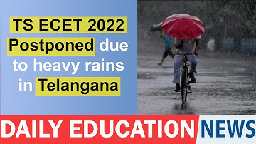 TS ECET 2022 Postponed due to heavy rains in Telangana