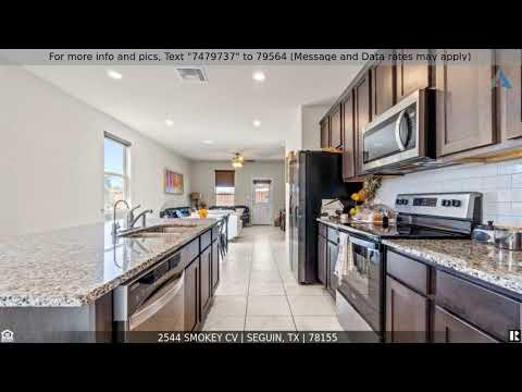 2544 Smokey CV, Seguin, TX home video tour