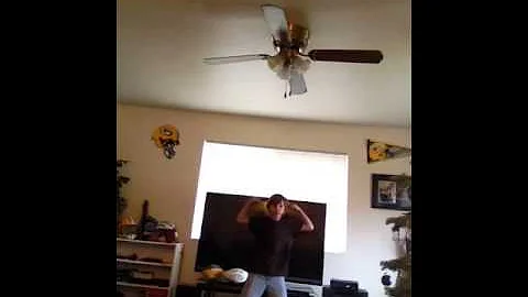 Crazy dance and screaming