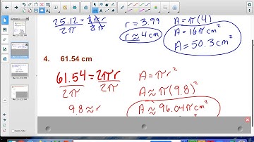 Lesson 10-7: Areas of Circles and Sectors