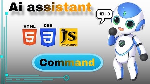 AI personal Assistant made with Html, Css , js  🔥 #yotube #new #coding