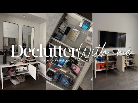 Declutter & clean with me! 2024 reset | deep cleaning + organizing | Allyiahsface vlog