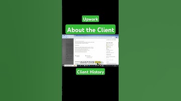 Upwork, About the Client | Check Upwork Client History | #ytshorts #upworkclient #upwork