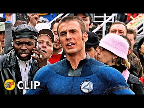 Human Torch vs The Thing | Fantastic Four (2005) Movie Clip HD 4K